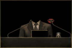 A speaker's mouth [2]