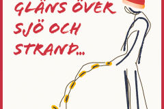 Gläns över sjö och strand (jul)