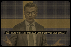 Rättvisa? Vi hetsar mot alla svaga grupper lika mycket