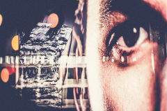 In the eye